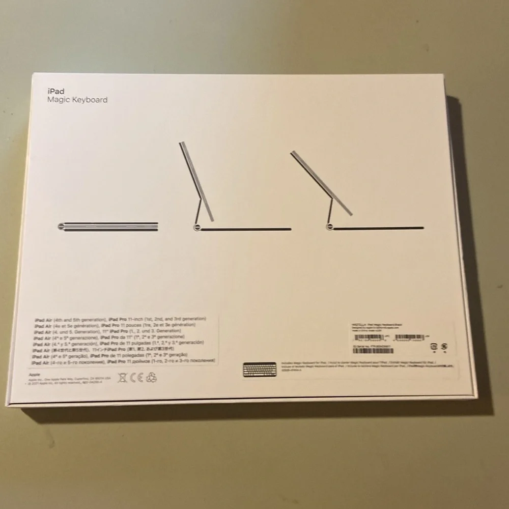 Apple Magic Keyboard only; iPad Keyboard case for iPad Pro 11-inch and iPad Pro